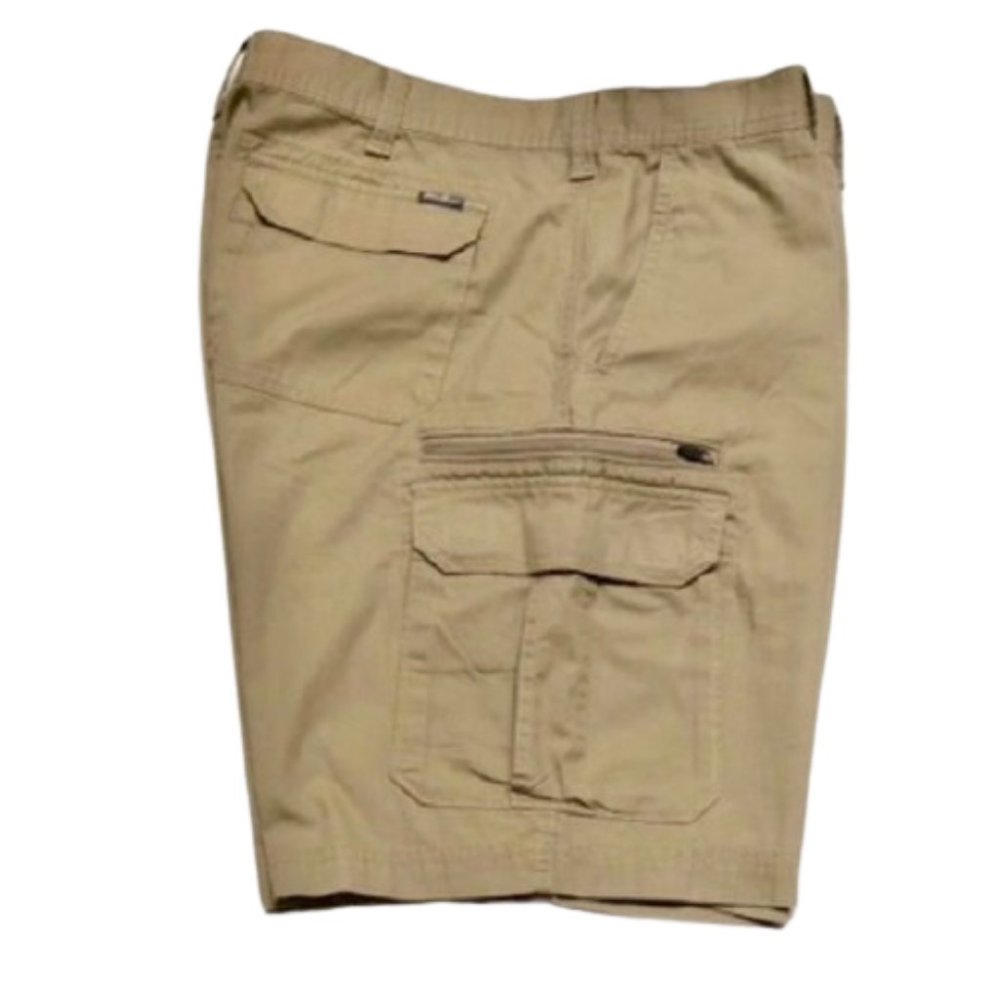 EDDIE BAUER Men's Cargo Shorts Saddle Tan 38 Waist
